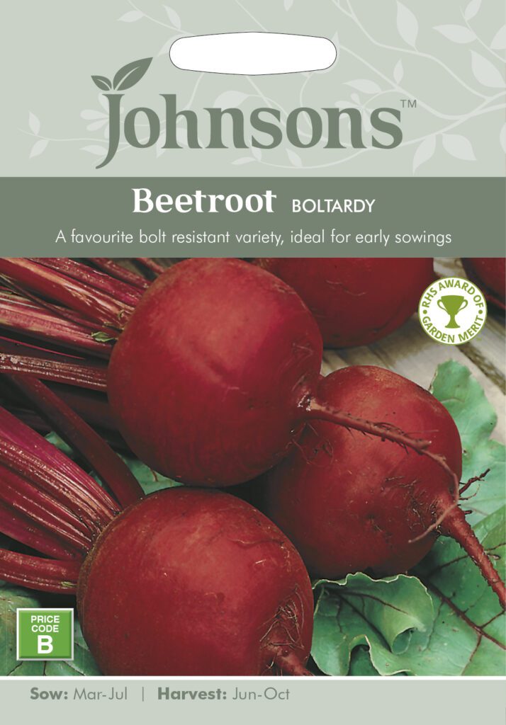 Johnsons Beetroot Boltardy Seeds 5010931140060
