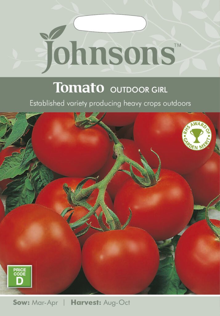 Johnsons Tomato Outdoor Girl Seeds 5010931143245