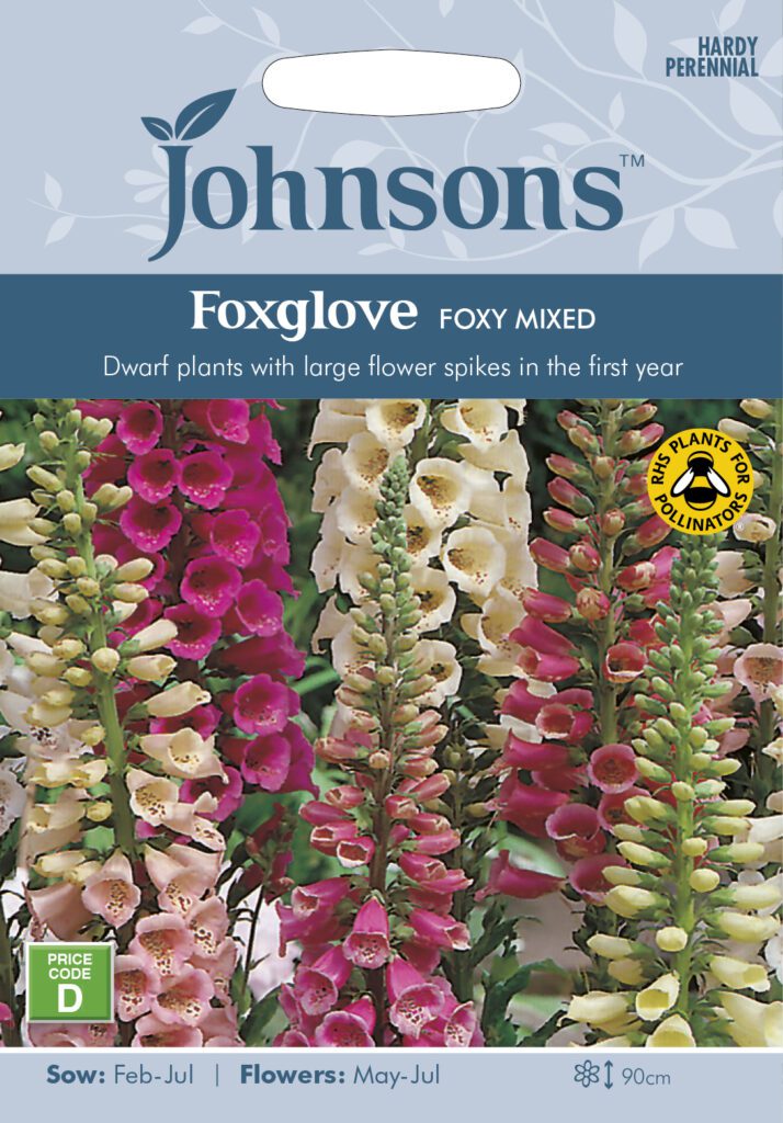 Johnsons Foxglove Foxy Mixed Seeds 5010931170487