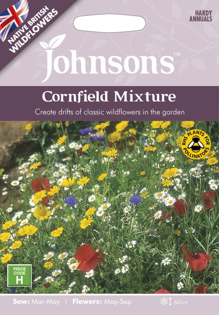 Johnsons Wildflower Cornfield Mixture Seeds 5010931202751