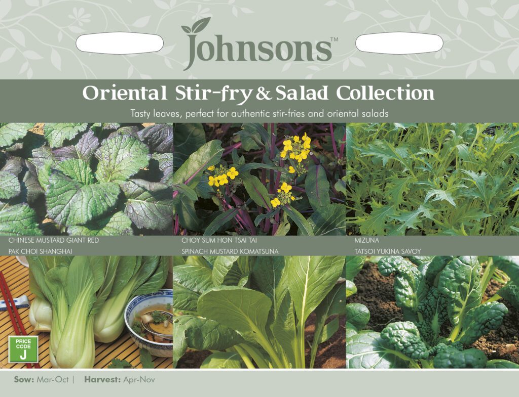 Johnsons Oriental Stirfry & Salad Collection Seeds 5010931203321