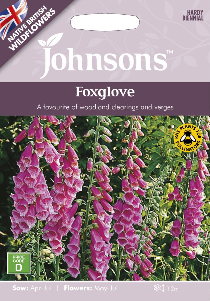 Johnsons Foxglove Seeds 5010931232758