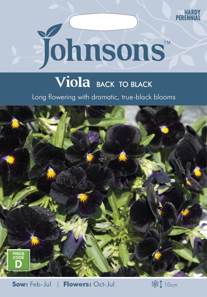 Johnsons Viola Back To Black Seeds 5010931283613