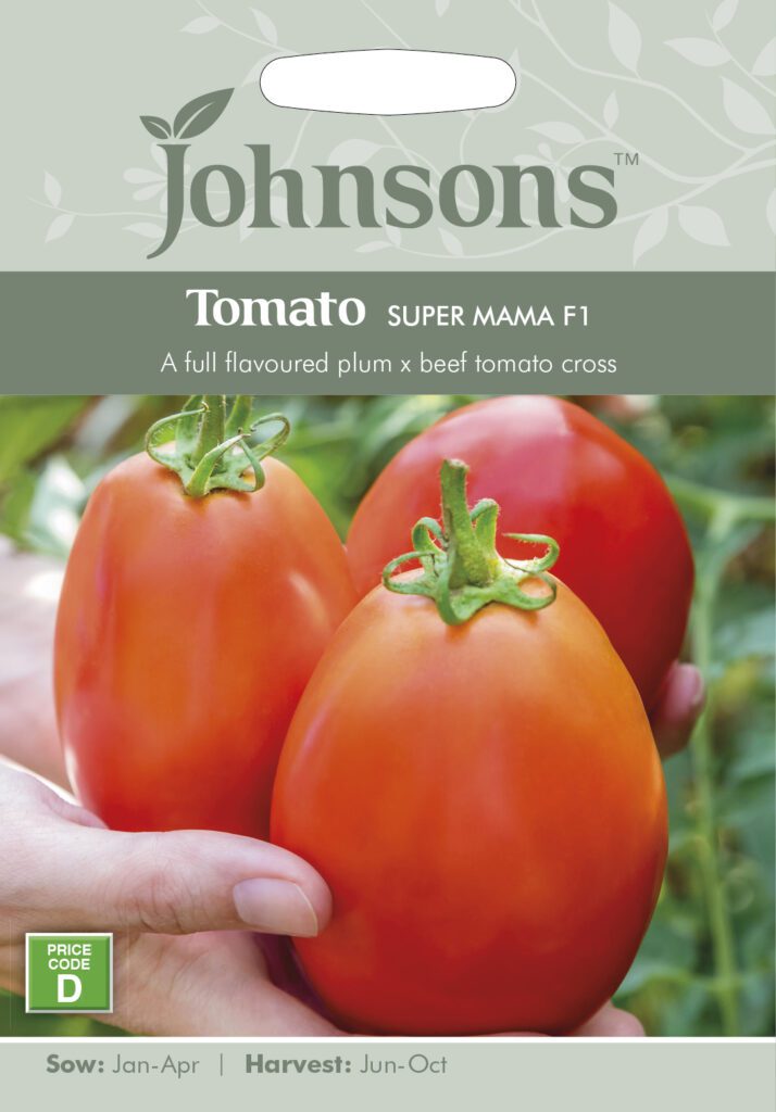 Johnsons Tomato Super Mama F1 Seeds 5010931283644