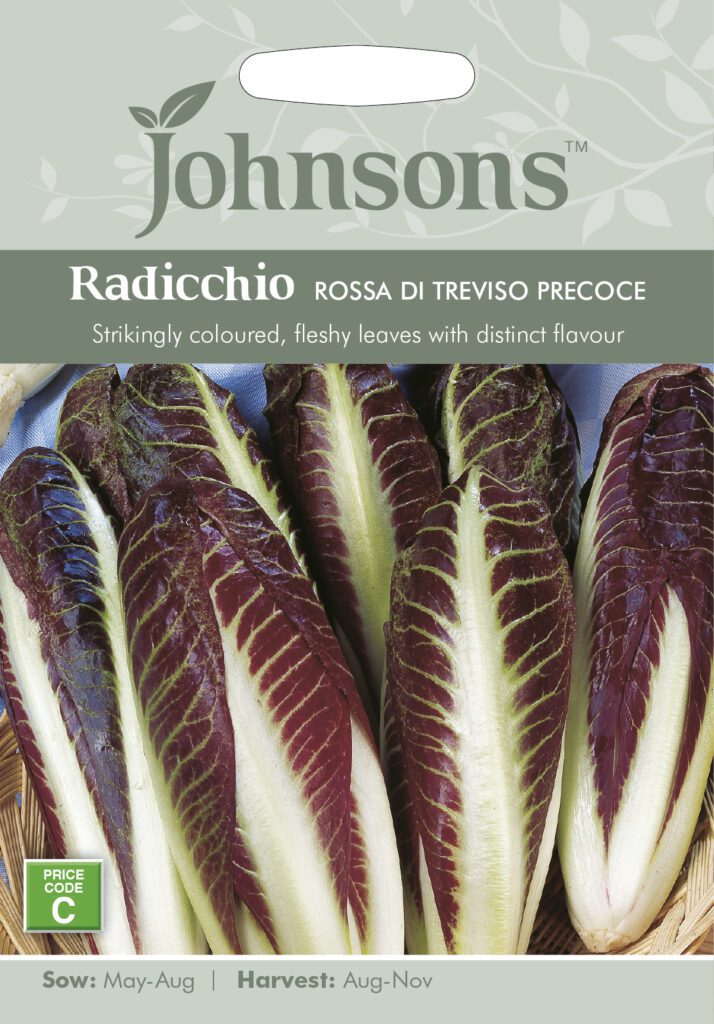 Johnsons Radicchio Rossa Di Treviso Precoce Seeds 5010931291595