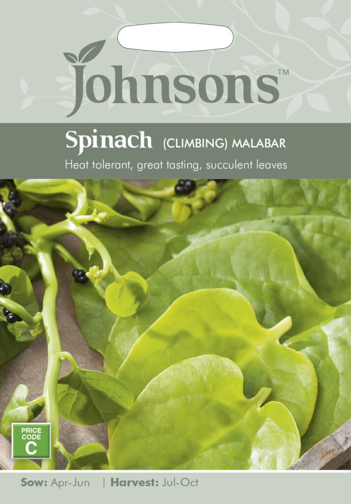 Johnsons Spinach Malabar Spinach Seeds 5010931351749