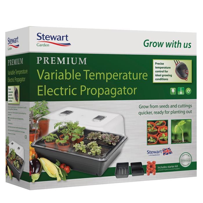 Stewart Garden Electric Plant Propagator with Variable Control 52cm 5022938599055