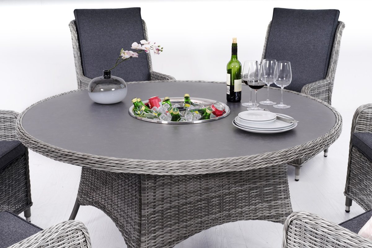 Tenby 6 Seat Garden Dining Set 5056771098062
