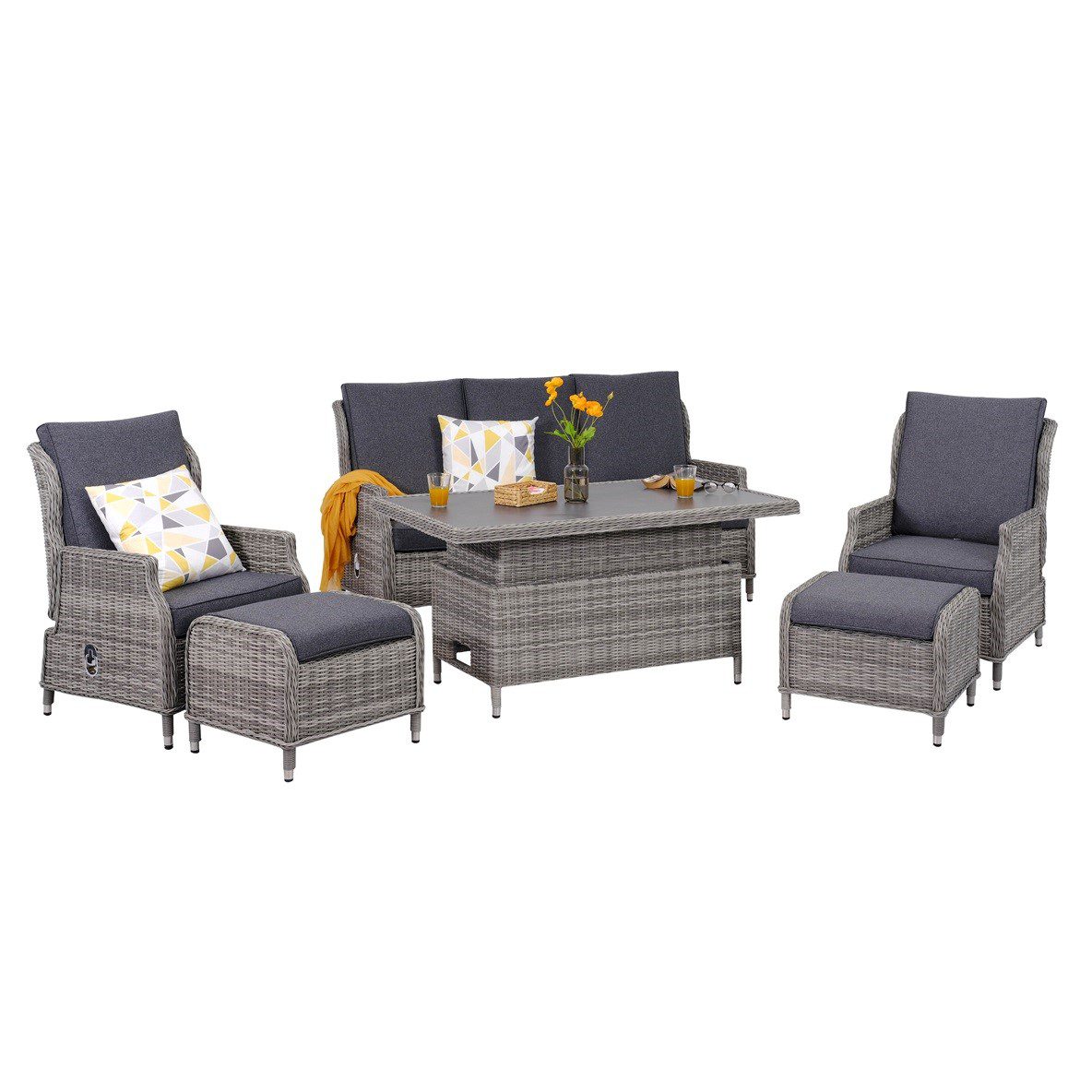 00460658073 Tenby Reclining Lounge Dining Set 2 Stoo (4)