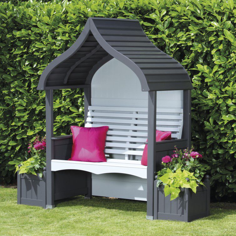 Orchard Garden Arbour Charcoal & Stone 5022725004168