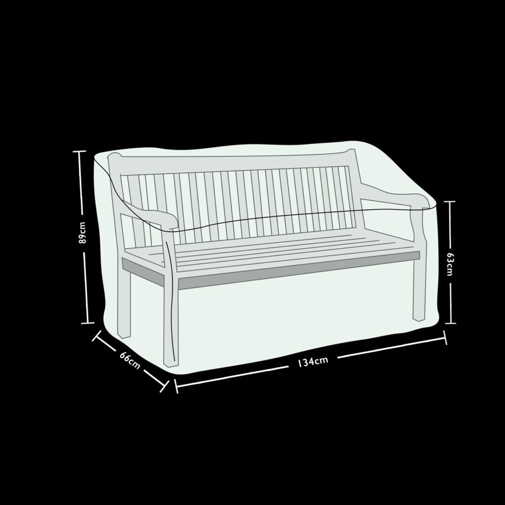 Bench Cover – Prestige Grey – 2 Seat 5022506028017