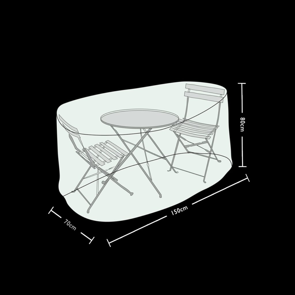 Bistro Set Cover – Prestige Grey – Large 5022506028086