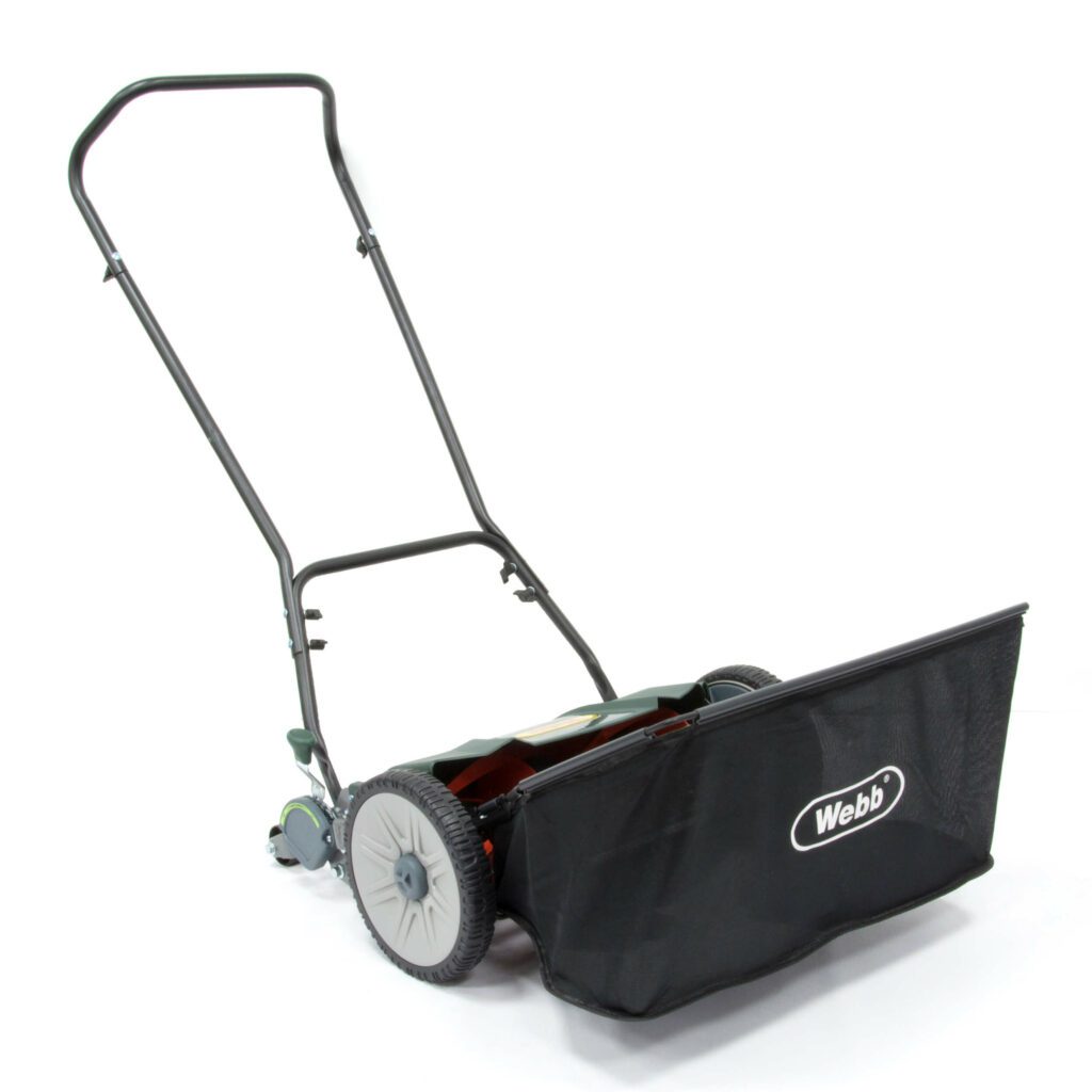 Webb Classic 45cm (18″) ‘Contact Free’ Sidewheel Lawnmower 5060012806699