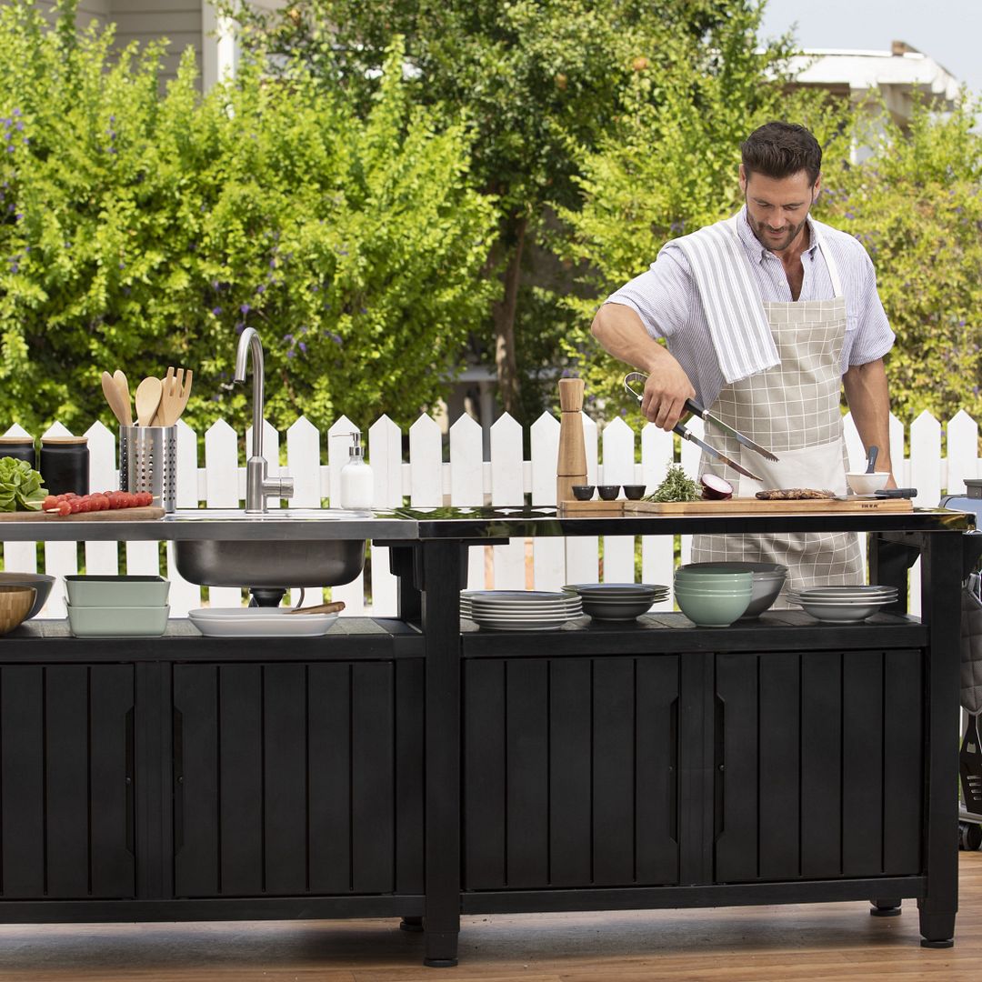 Keter Unity Chef Garden Bar With Sink 7290106939868