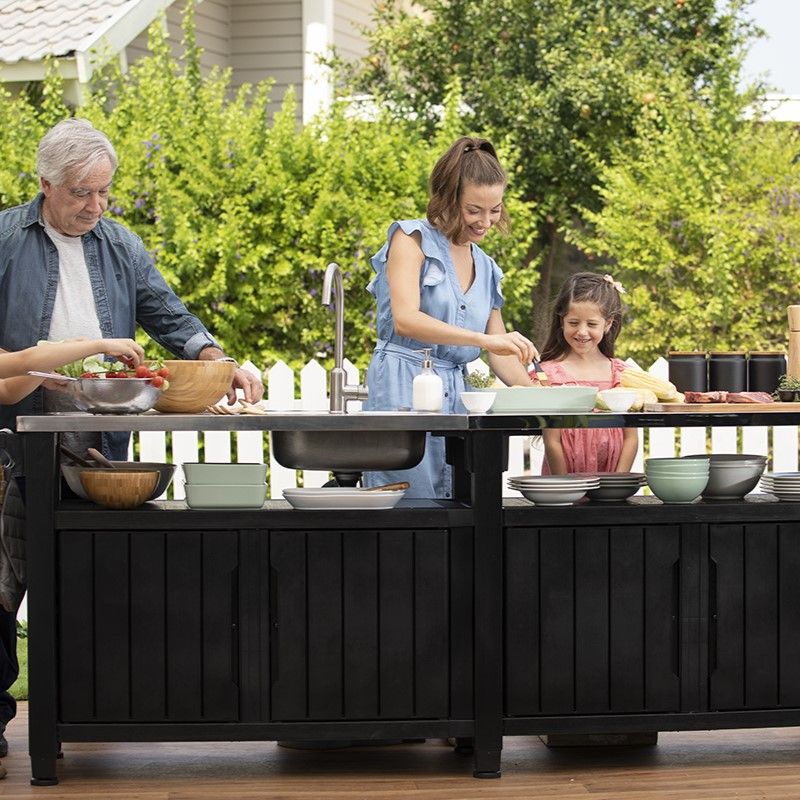 Keter Unity Chef Garden Bar With Sink 7290106939868