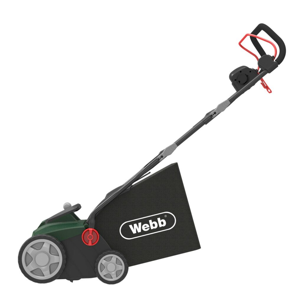 Webb WEESR 2 in 1 Electric Scarifier & Lawn Rake 5055661903998